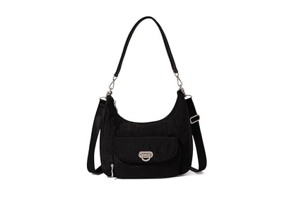 Baggallini Coastal Flip Lock Half Moon Çanta