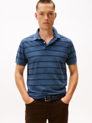 Tommy Hilfiger Normal Fit Zolaqli Tərləmə Sorb Polo, Mavi Heather