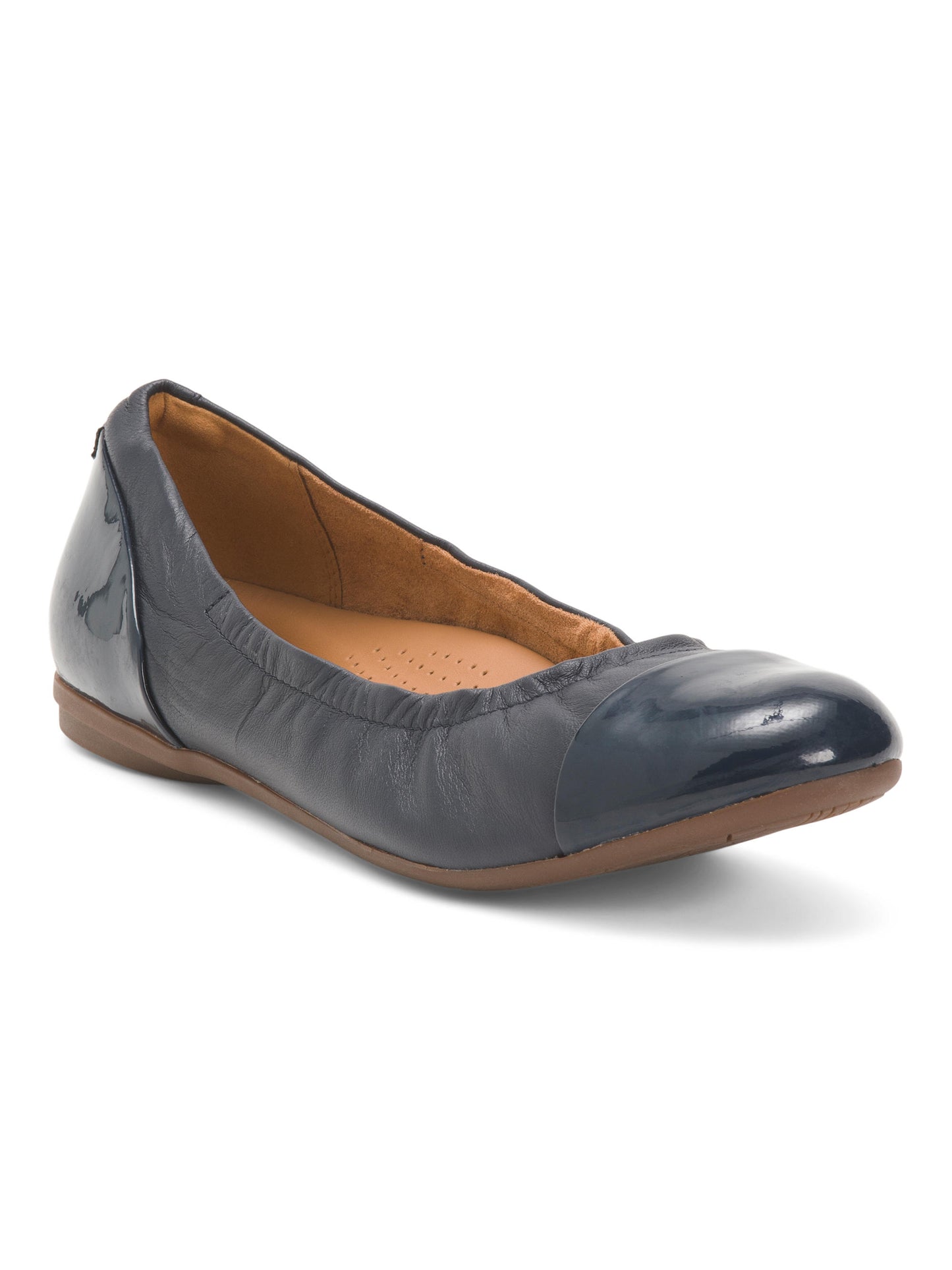 CLARKS Leather Rena Jazz Comfort Flats