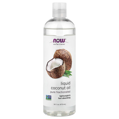 Now Foods Solutions Saf Fraksiyonlu Maye Kokos Yağı 16 Fl Oz 473 Ml