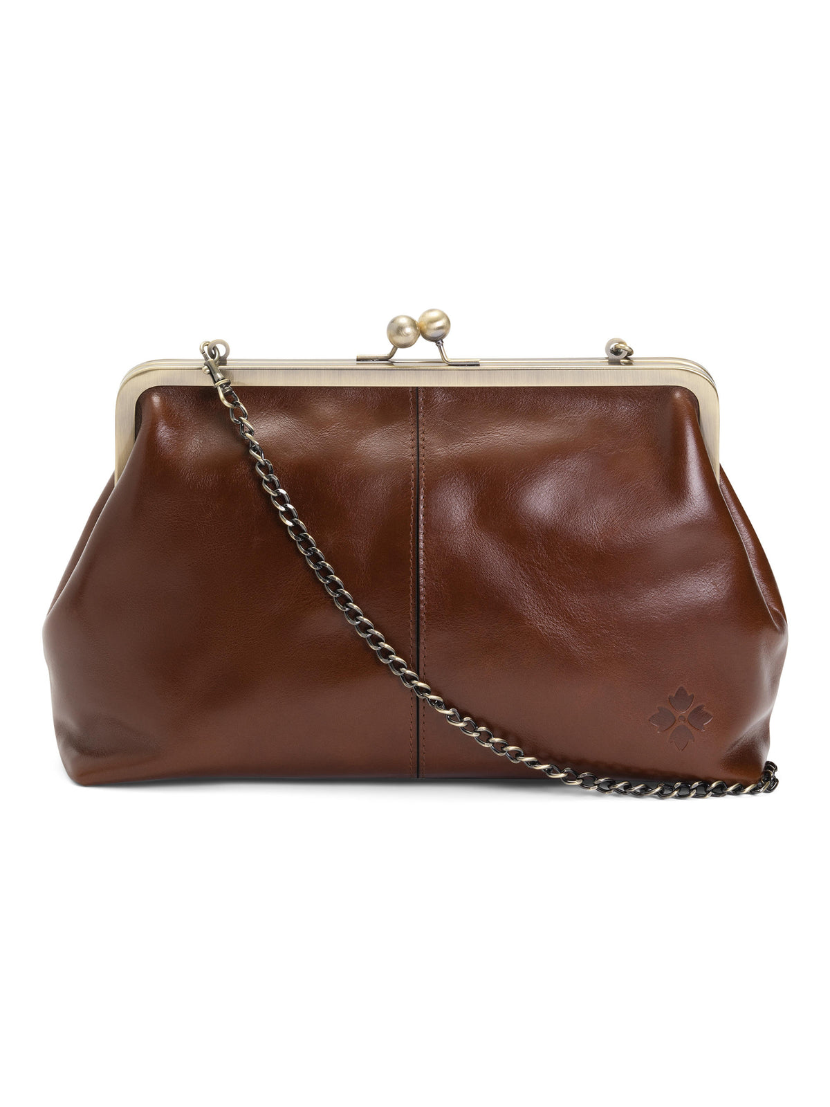 Leather Alice Frame Satchel Çanta Crossbody Askılı