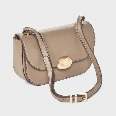 A New Day Flap Crossbody Bag Qəhvəyi
