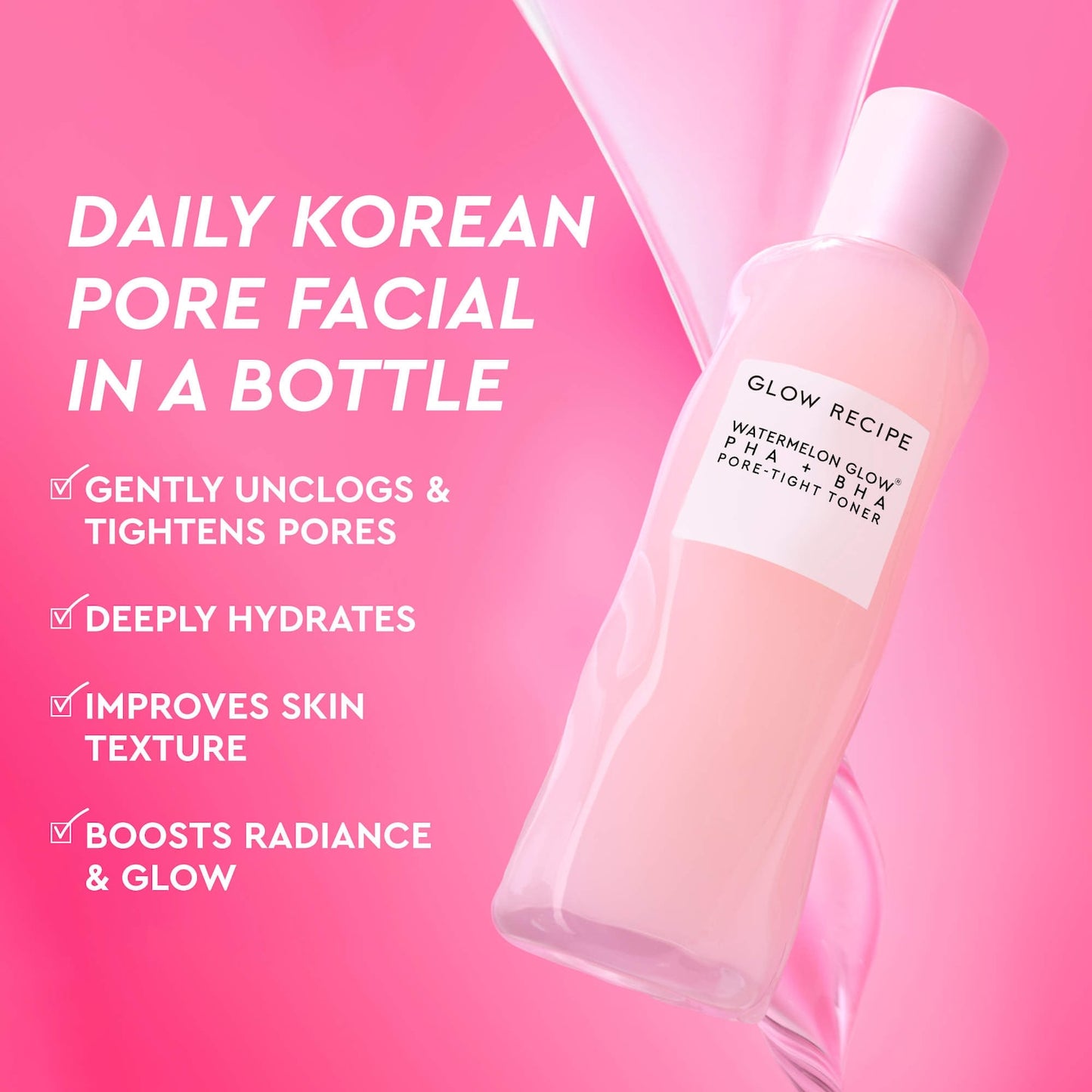Glow Recipe Mini Qarpız Işıltısı PHA + BHA Gözenek Sıxlaştırıcı Tonik