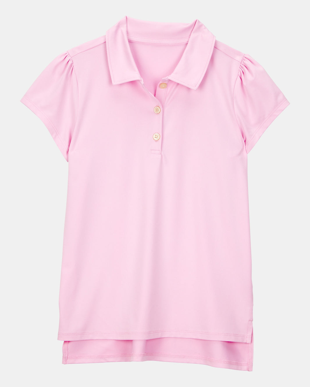 OshKosh B'gosh Qız Aktiv Uniform Polo Köynəyi BeCool™ Nəmqəbul Parçada - Çəhrayı