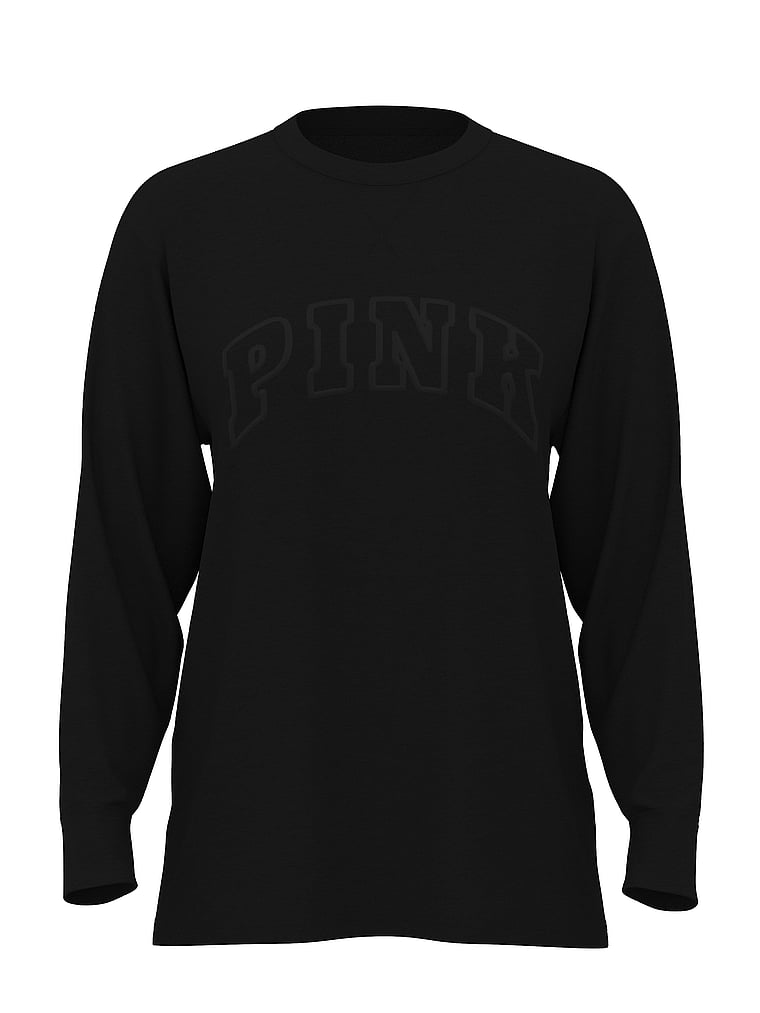 PINK Campus Cotton™ Long-Sleeve Tee