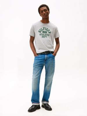 Tommy Hilfiger Hilfiger 1985 Athletic Logo T-Shirt, Gri Heather YoxYox