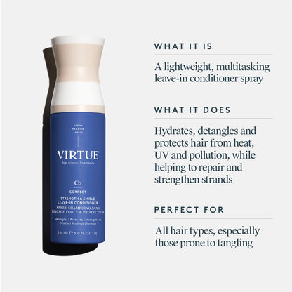Virtue Strength & Shield Isıdan Qoruyan Saç Balzamı