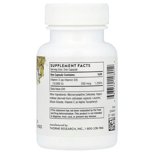 Thorne D 10,000 Vitamin D Kapsulu 60 Adet