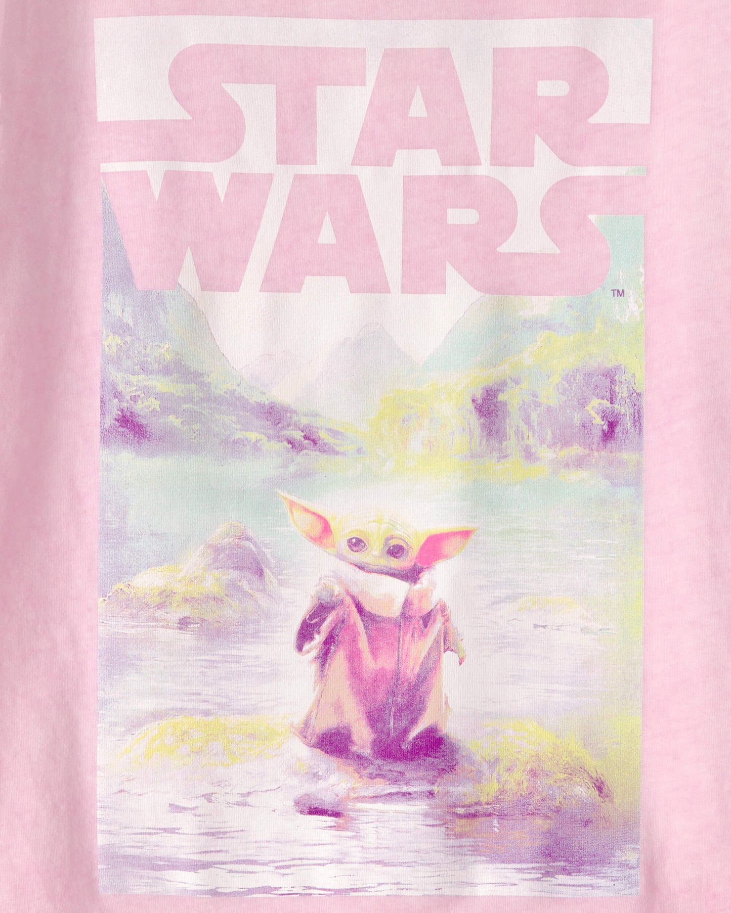 OshKosh B'gosh Qız Star Wars Qrafik Köynəyi - Çəhrayı