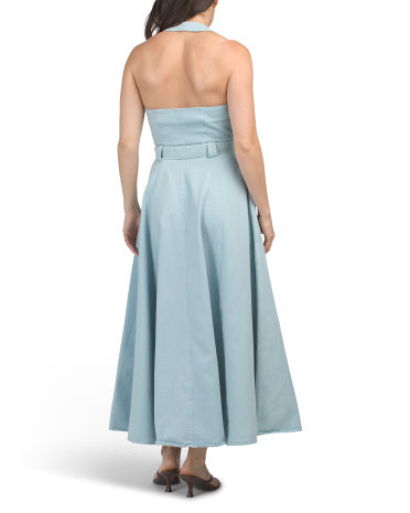 NICHOLAS Anastasia Utility Halter Mini Dress