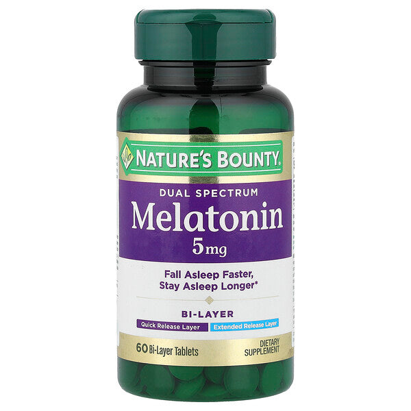 Nature's Bounty Melatonin 5 Mg 60 Bi-Layer Tablet