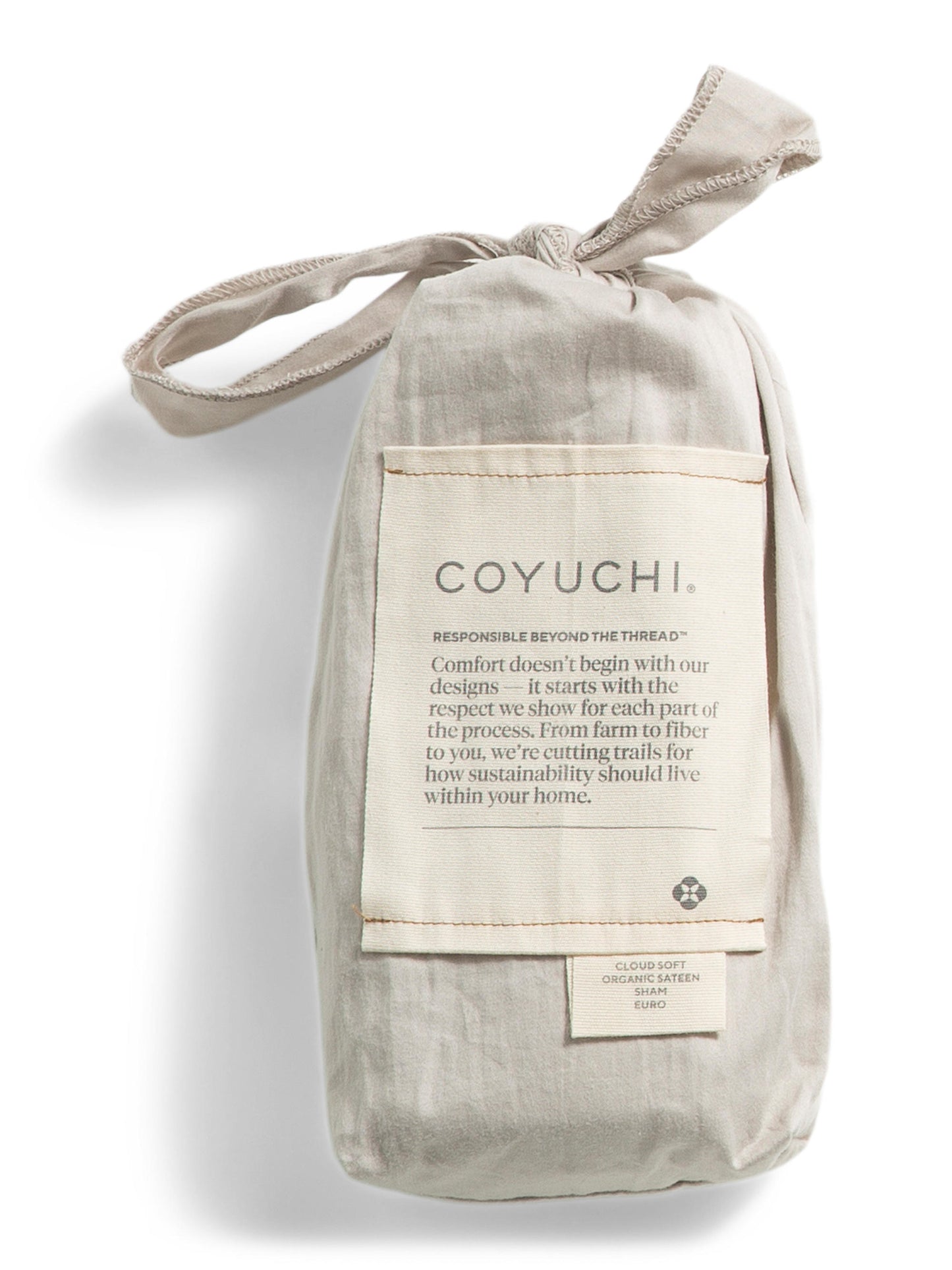 COYUCHI Organic Cotton Cloud Soft Sateen Yastıq Örtüsü
