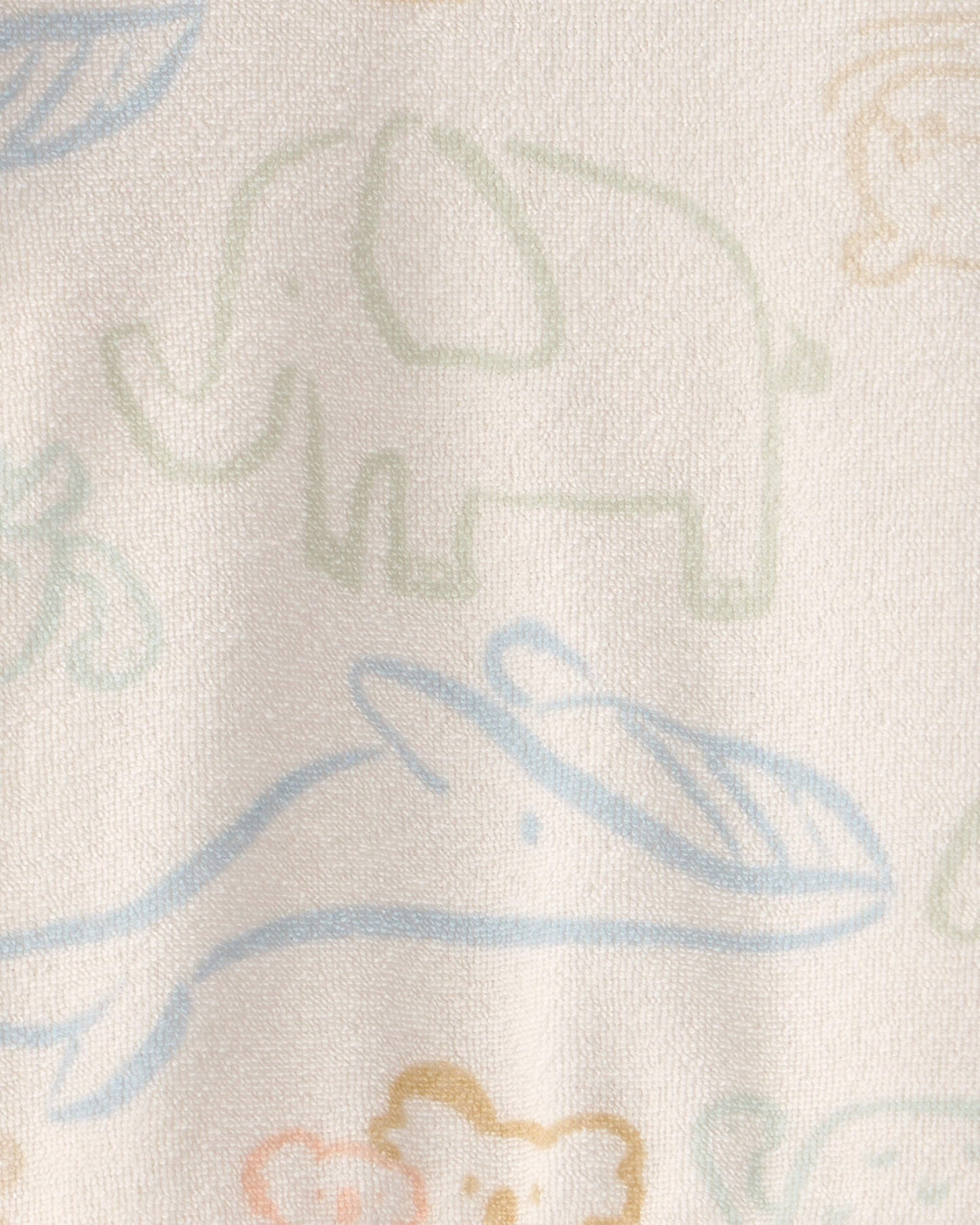 Carter's Baby Animal Friends Terry Pullover Sweatshirt - Krem