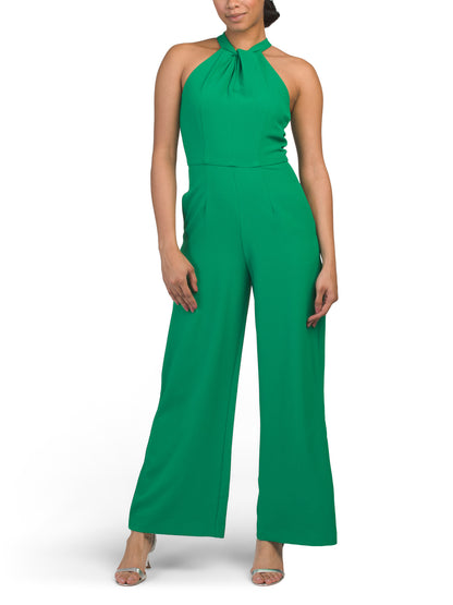 JULIA JORDAN Cross Neck Jumpsuit