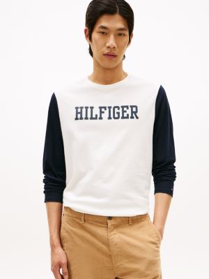 Tommy Hilfiger Uzun Tməkəlli Rəngli Blok Köynək, Fil Dişi