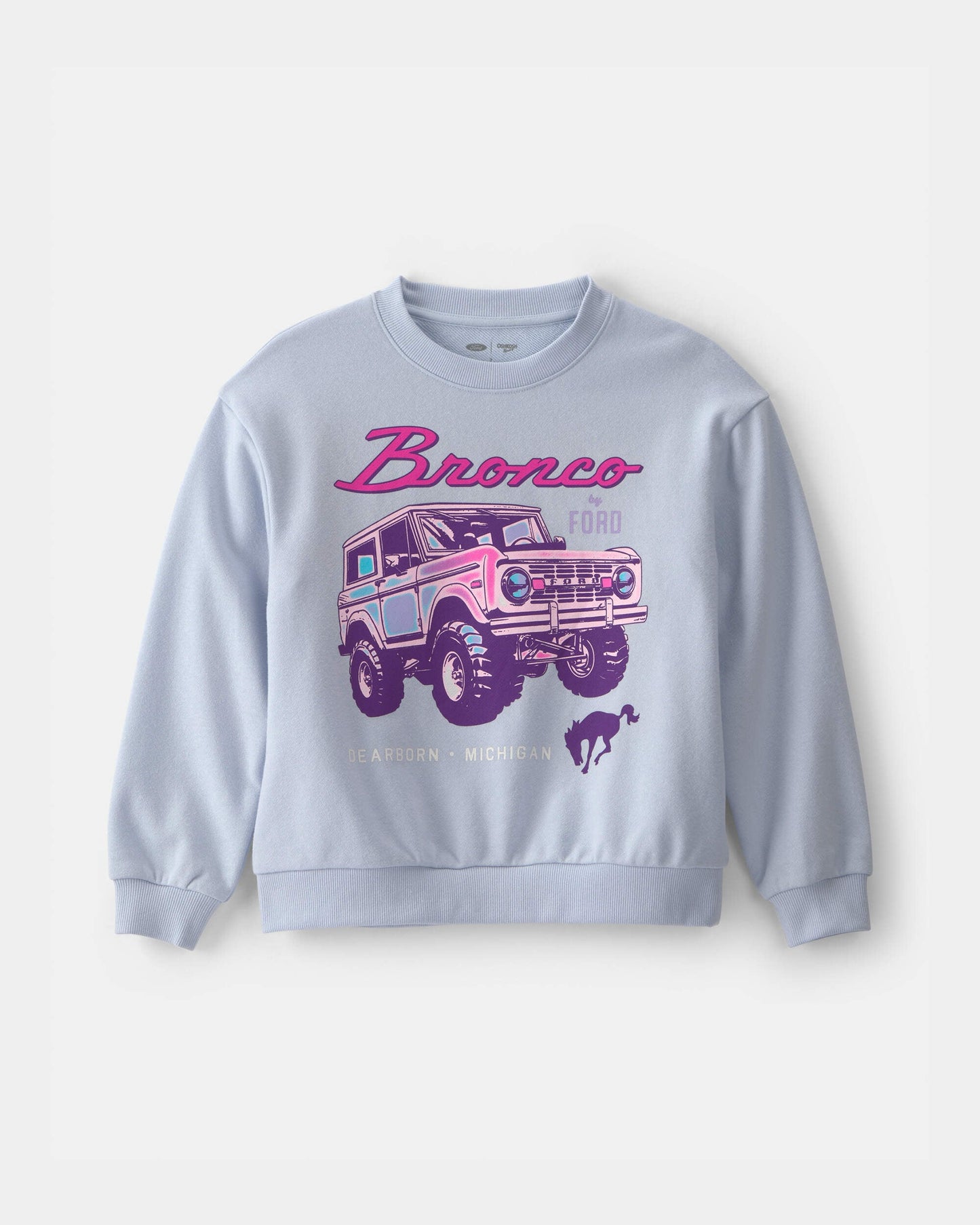 OshKosh B'gosh Qız Ford Bronco Fransız Trikotaj Hoodie - Mavi