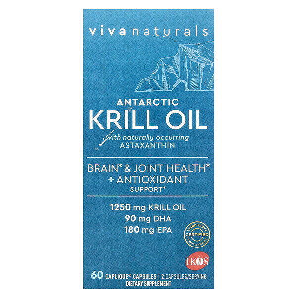 Viva Naturals Antarctic Krill Yağı Astaksantin İçeren 60 Kapsul