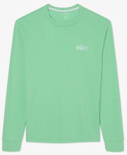 Lacoste Kişi Eksklusiv Timsah Vafli Toxunuşlu Termal Köynəyi