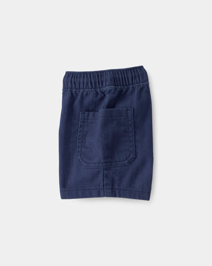 OshKosh B'gosh Körpə Oğlan Twill Bağcıqlı Şortlar - Tünd Mavi
