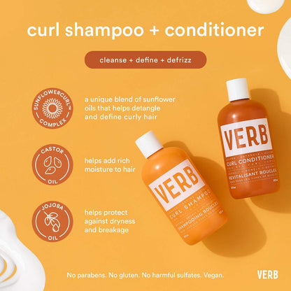 Verb Curl Conditioner Dalğalı, Bukleli və Spiral Saçlar üçün