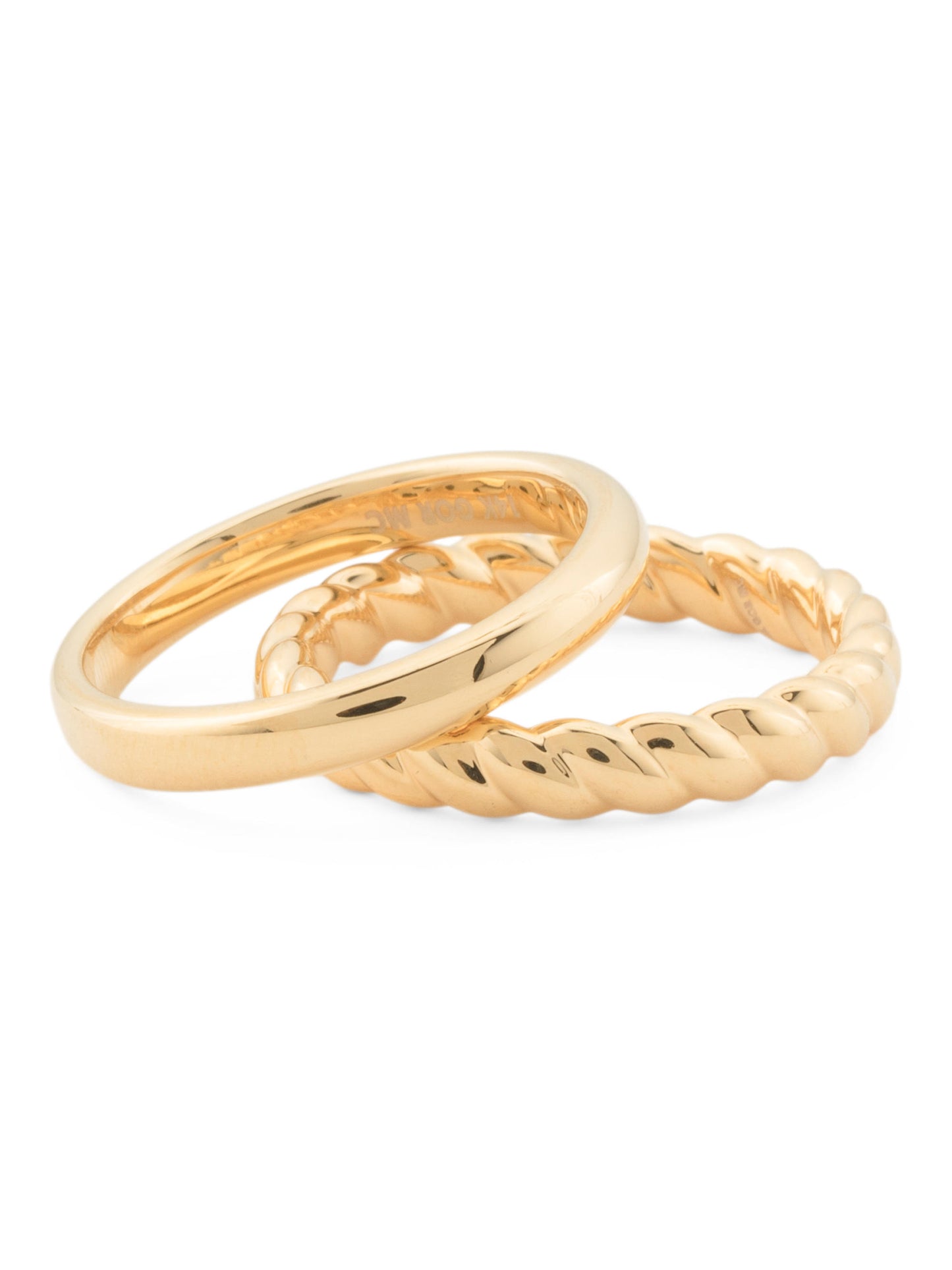 ORIANA COLLECTION 2 Əd 14kt Qızıl Elektroform Üzük Dəsti