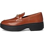 FitFlop F-Luma Dəri Demi-Wedge Loaferləri