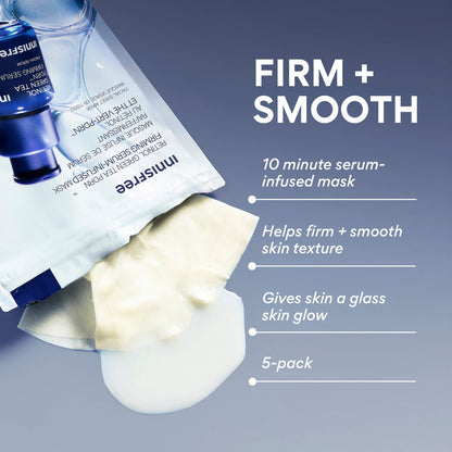 innisfree Retinol Yaşıl Çay PDRN™ Sıyırıcı və Hamarlaydıcı Serum Maskası