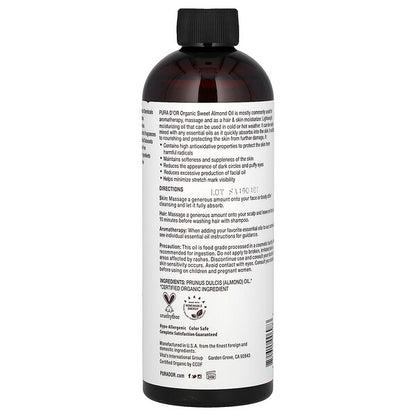 Pura D'Or Örgani Şirin Badam Yağı 473 ml