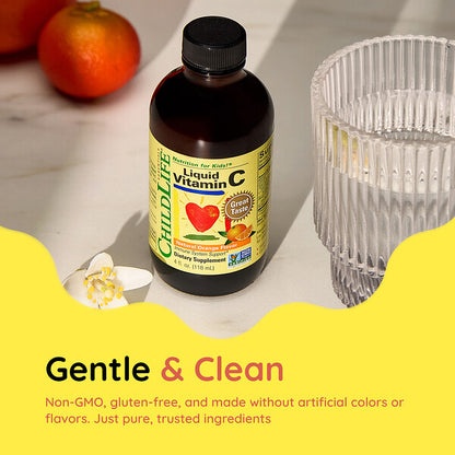 Childlife Essentials Sıvı C Vitamini Təbii Portağal 4 Fl Oz 118 Ml
