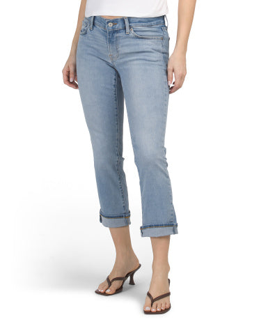 Mid Rise Sweet Cropped Cins