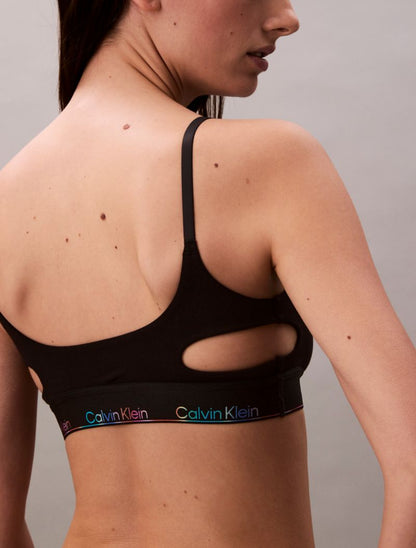 Calvin Klein Icon Cotton Modal Pride Deconstructed Unlined Bralette