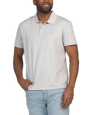 Qısa Kollu Birdseye Interlock Polo Köynəyi