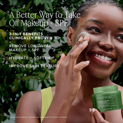 Farmacy Green Clean Makeup Temizləyici Balm