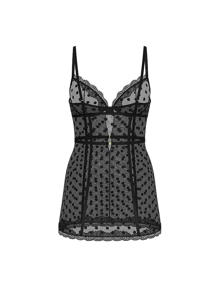 Victoria's Secret Tease Sheer Dot Qadın Mini Şəklində Pərdələr