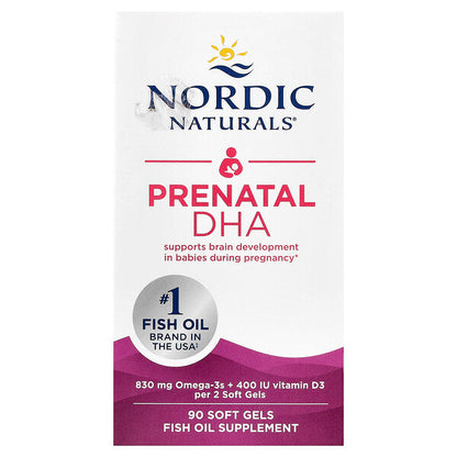 Nordic Naturals Prenatal DHA 90 Softgels
