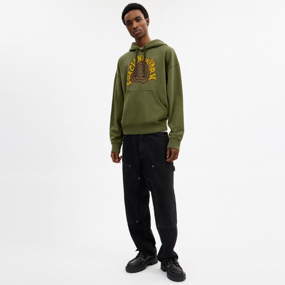 Coach Garment Dyed Spiral Huddi