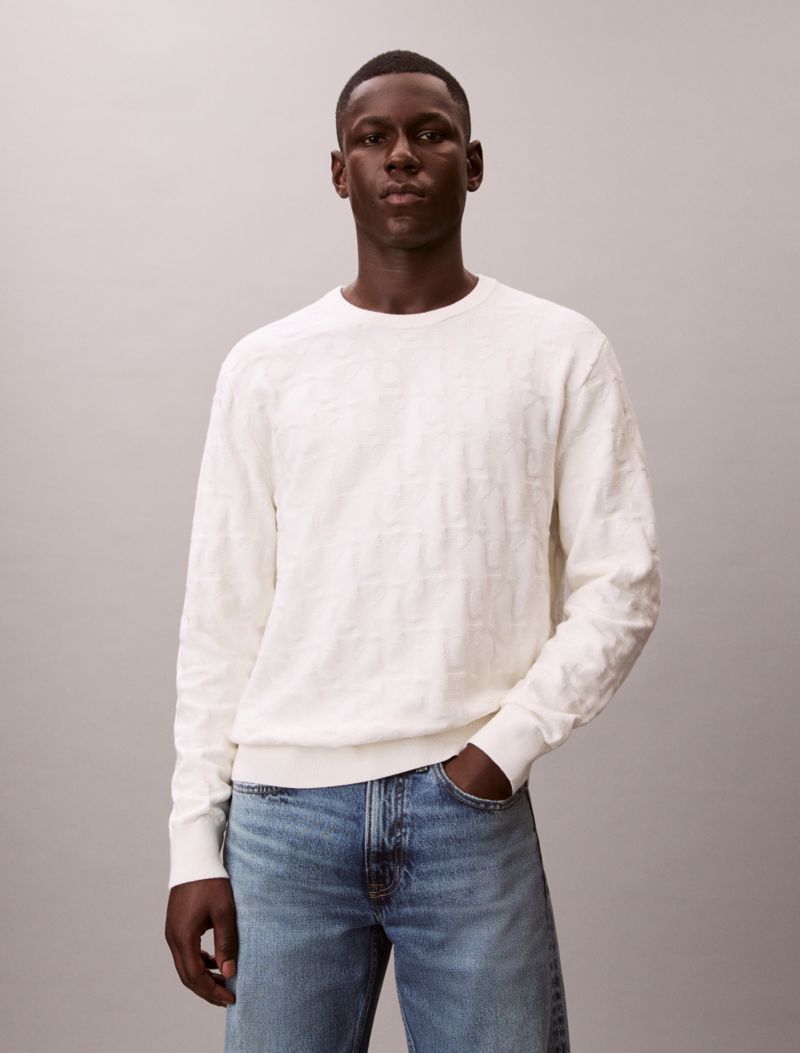 Calvin Klein Monogram Rahat Svetər