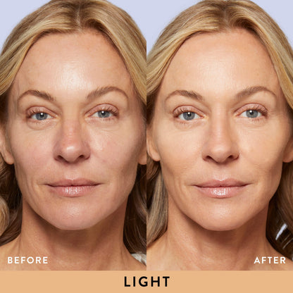 Laura Geller Balance and Brighten Rəng Düzəldən Bişirilmiş Powder Tonal Krem + FlashProof Anti-Isti Axac Setting Spreyı Dəsti
