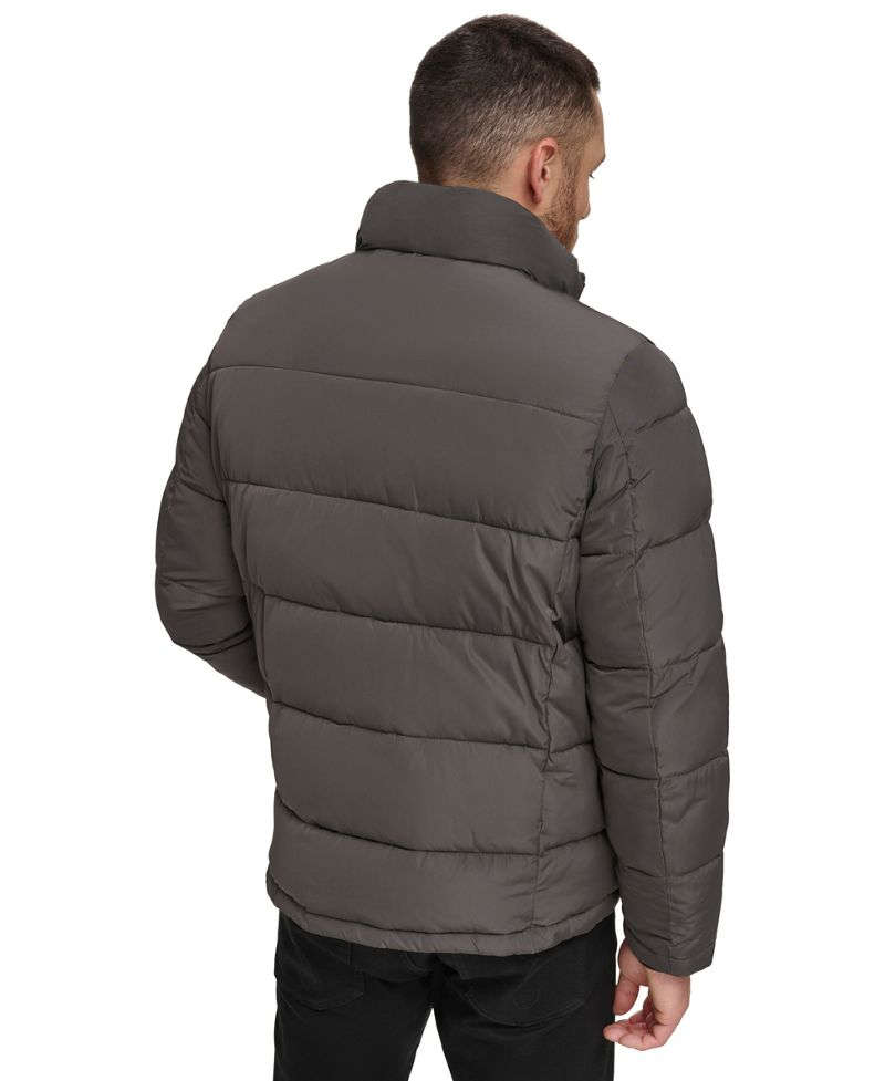 Calvin Klein Kişi Bibli Detaylı Puffer Gödəkçə YoxYox