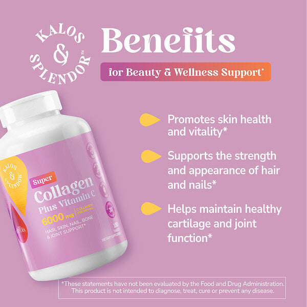 21st Century Kalos Splendor Super Collagen Plus C Vitamini 180 Tablet
