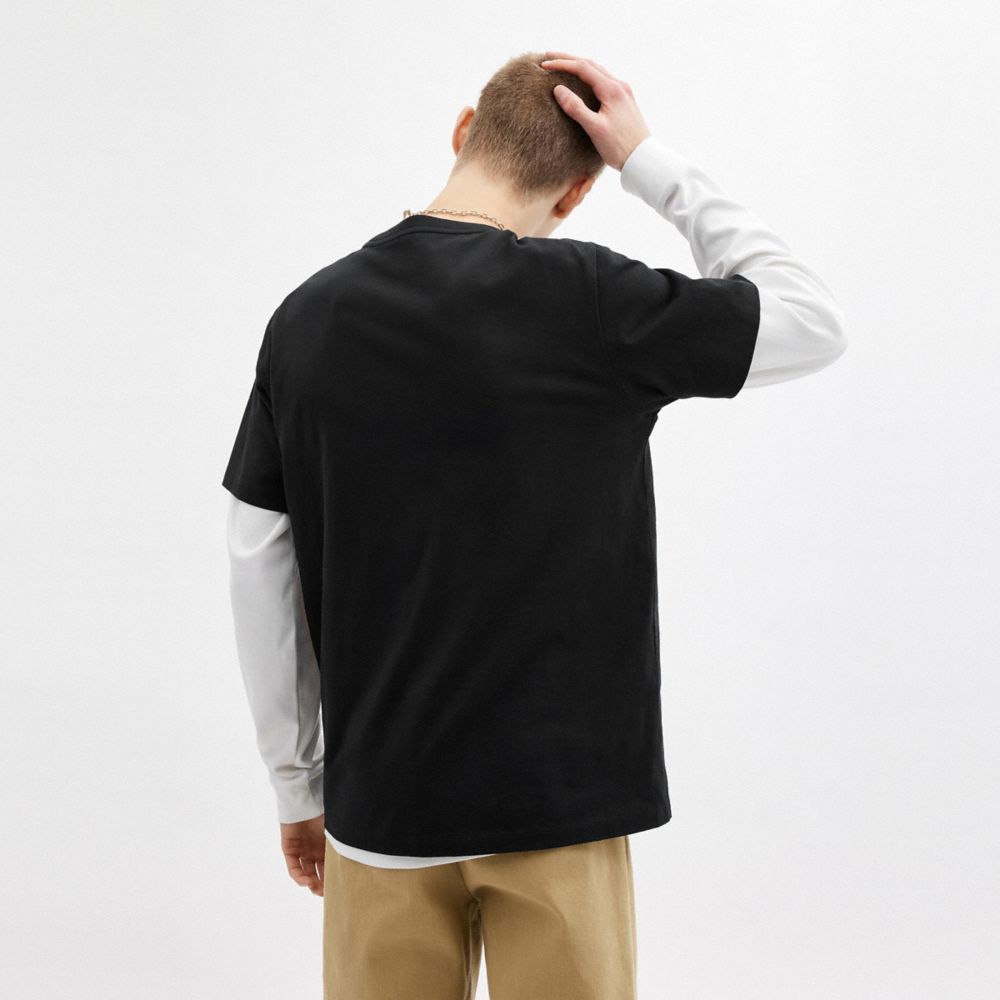 Coach Signature Kvadrat Kişi Köynəyi Ərğan Pambığından