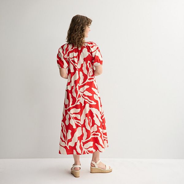 Qadın Sonoma Goods For Life® Düymə Bağlamalı Kaftan Maksi Geyim