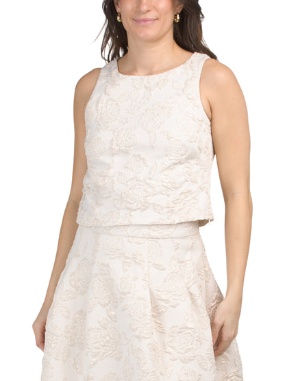 MUSE Jacquard Toxumalı Kolsuz Bluzka