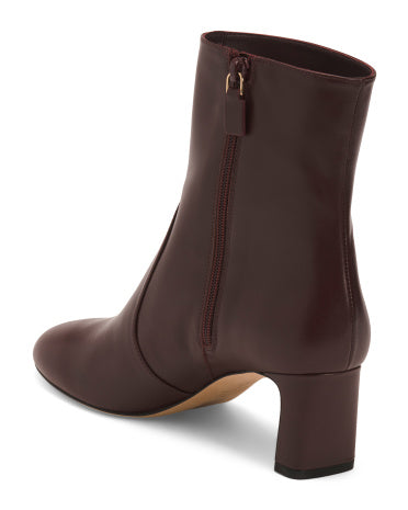 STUART WEITZMAN İspaniyada Hazırlanmış Dəri Babette Zip Çəkmələri