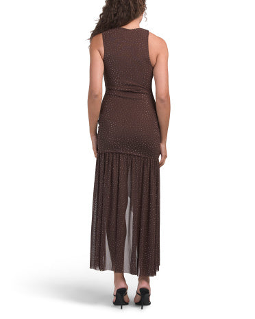 SELFIE LESLIE On Air Twist Neck Split Maxi Geyim