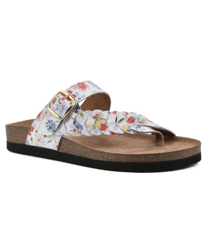 White Mountain Qadın Happier Footbeds Sandal