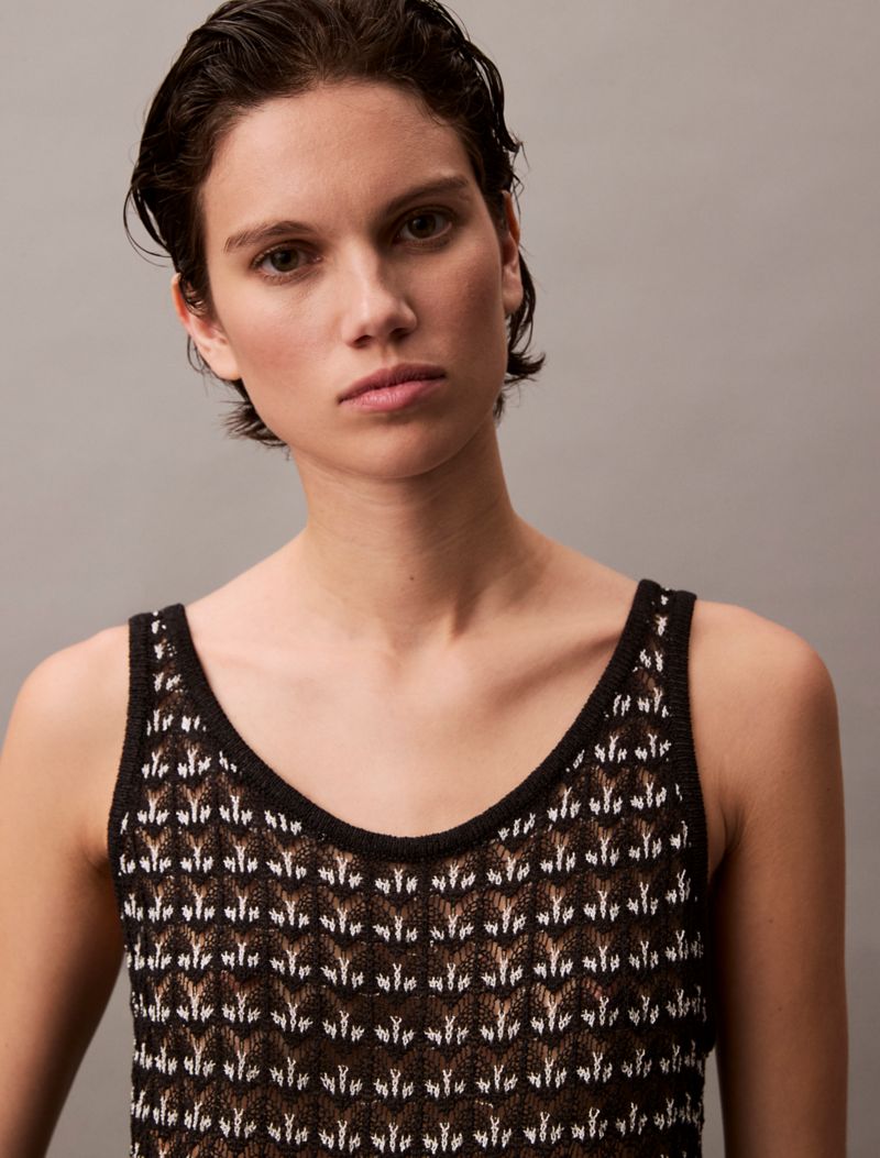 Calvin Klein Jacquard Teksturlu Atlet