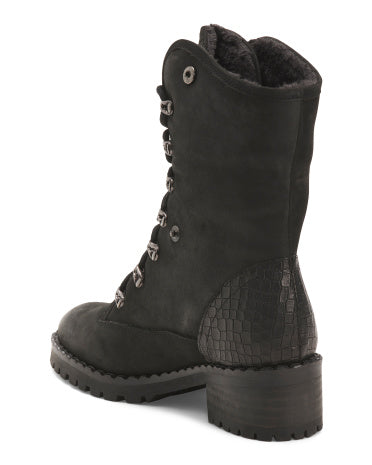 VINTAGE FOUNDRY Nubuck Dəri Milan Çəkmələri