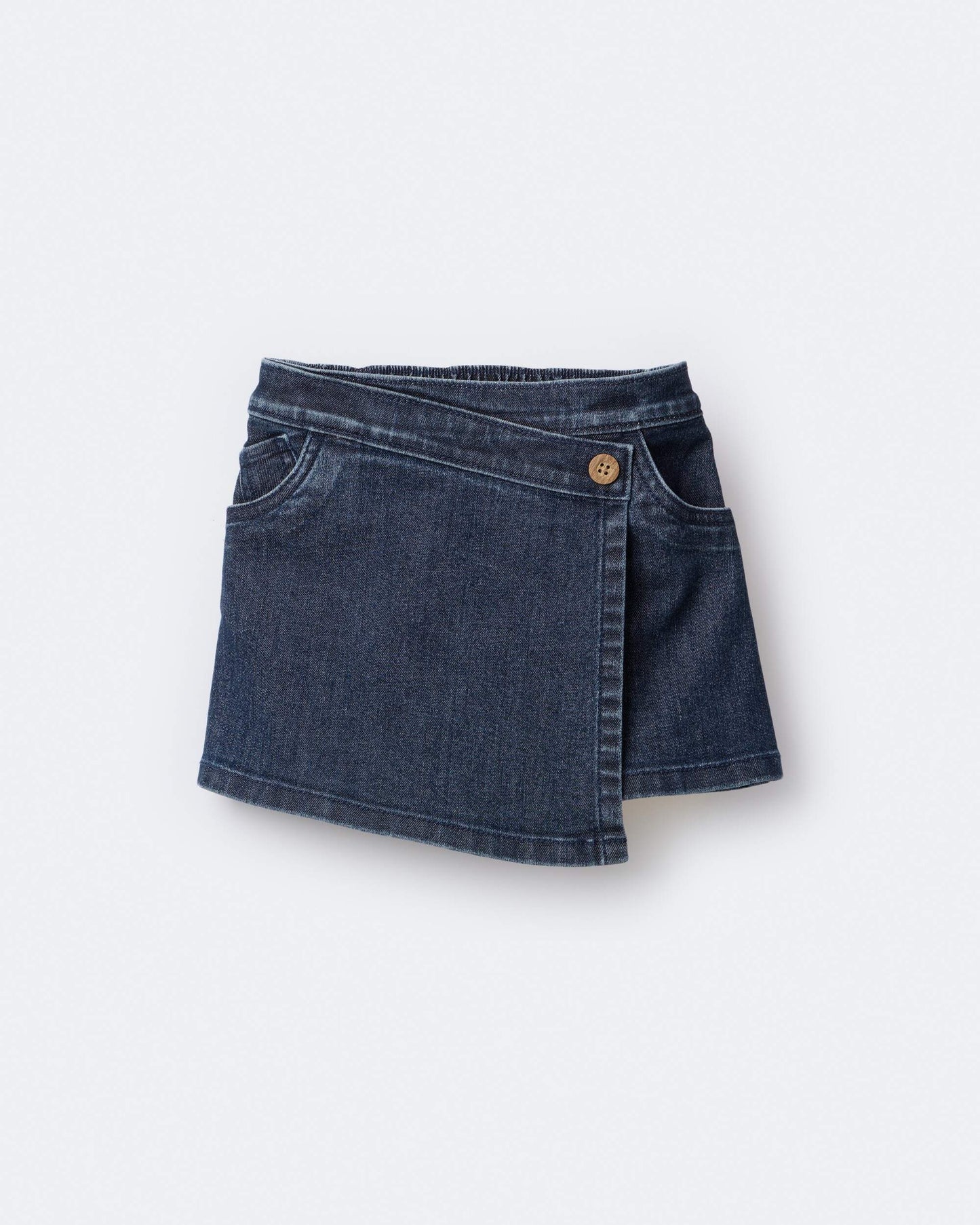 Carter's Körpə Qız Asimmetrik Denim Etək - Mavi
