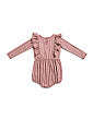 KYTE BABY Balaca Qız Uzun Qollu Herringbone Bubble Romper YoxYox